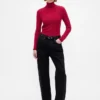 Pointelle-trui met col