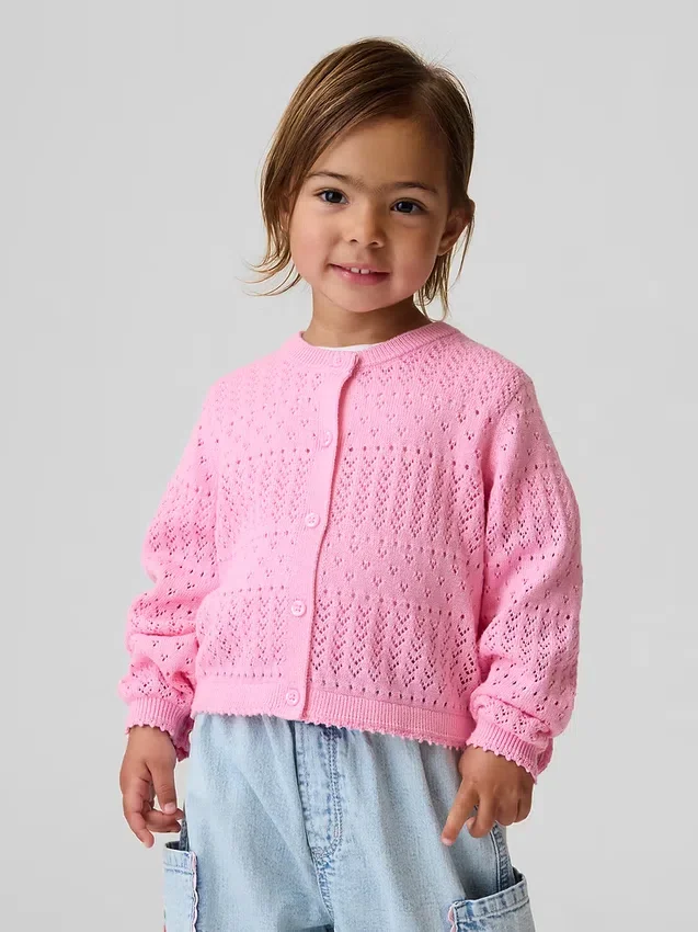 Pointelle-trui voor Baby & Peuter
