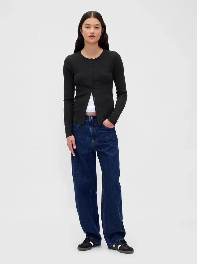 Pointelle-vest