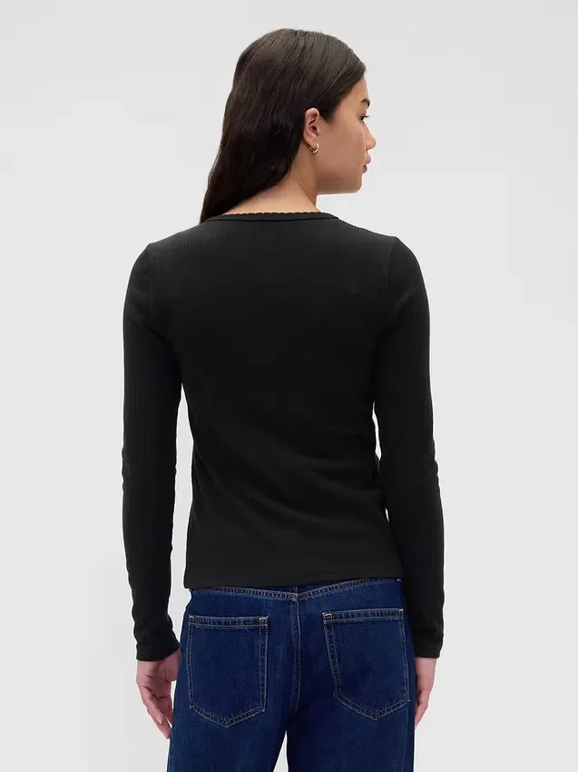Pointelle-vest