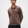 Polo-shirt van zware jersey
