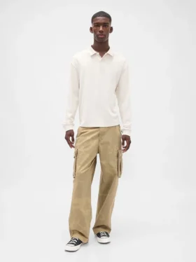 Polo-shirt van zware jersey