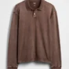 Polo-shirt van zware jersey