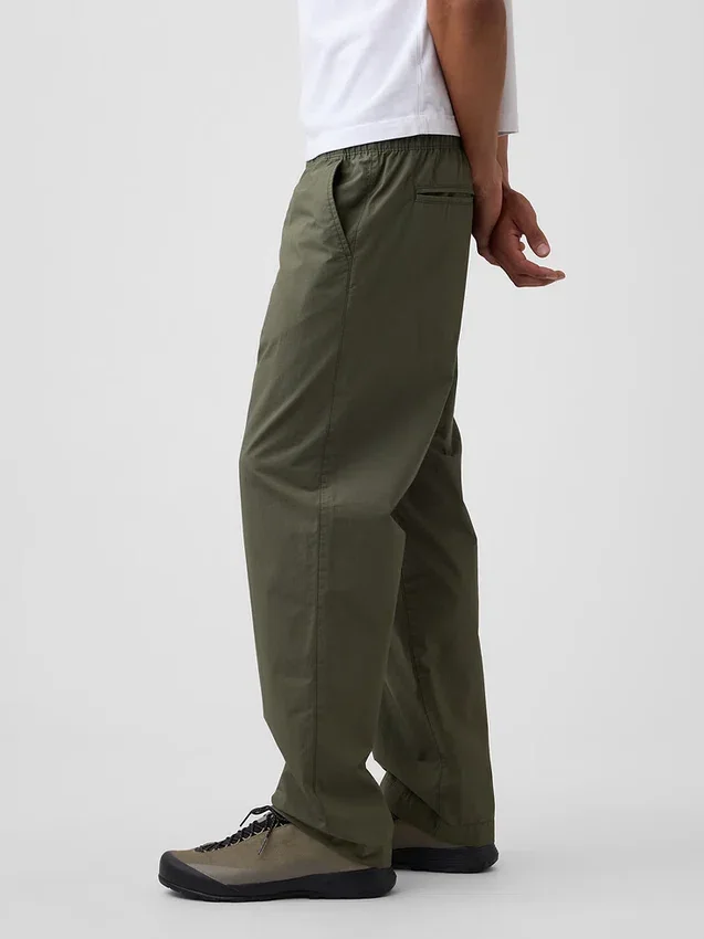 Popeline '90s losse broek