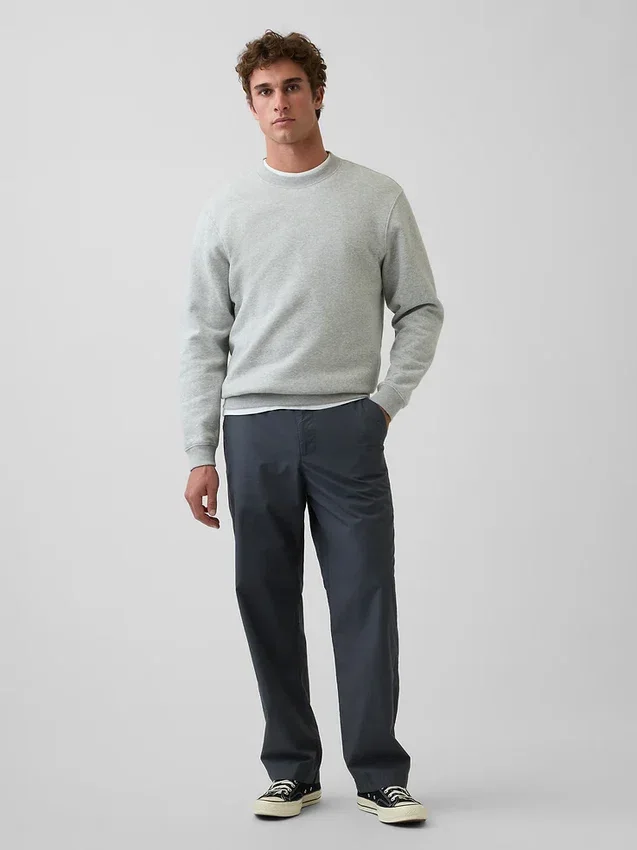 Popeline '90s losse broek