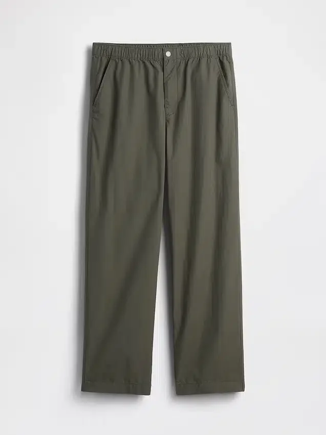 Popeline '90s losse broek