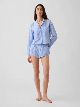 Popeline bloomer-korte broek