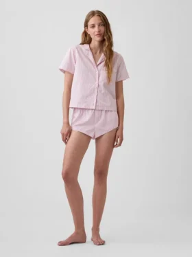 Popeline bloomer-korte broek