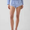 Popeline bloomer-korte broek