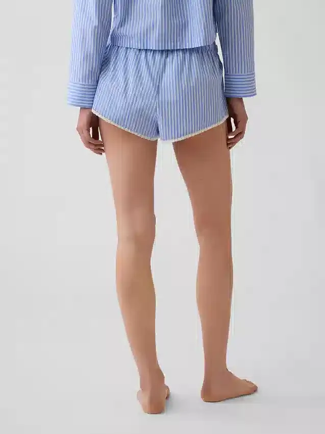 Popeline bloomer-korte broek