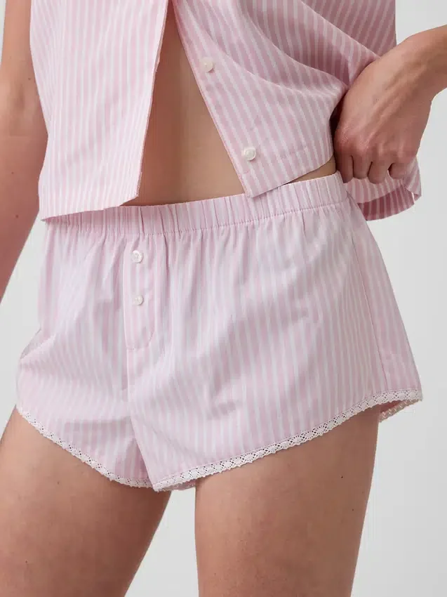 Popeline bloomer-korte broek