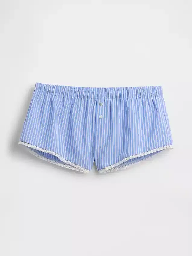 Popeline bloomer-korte broek
