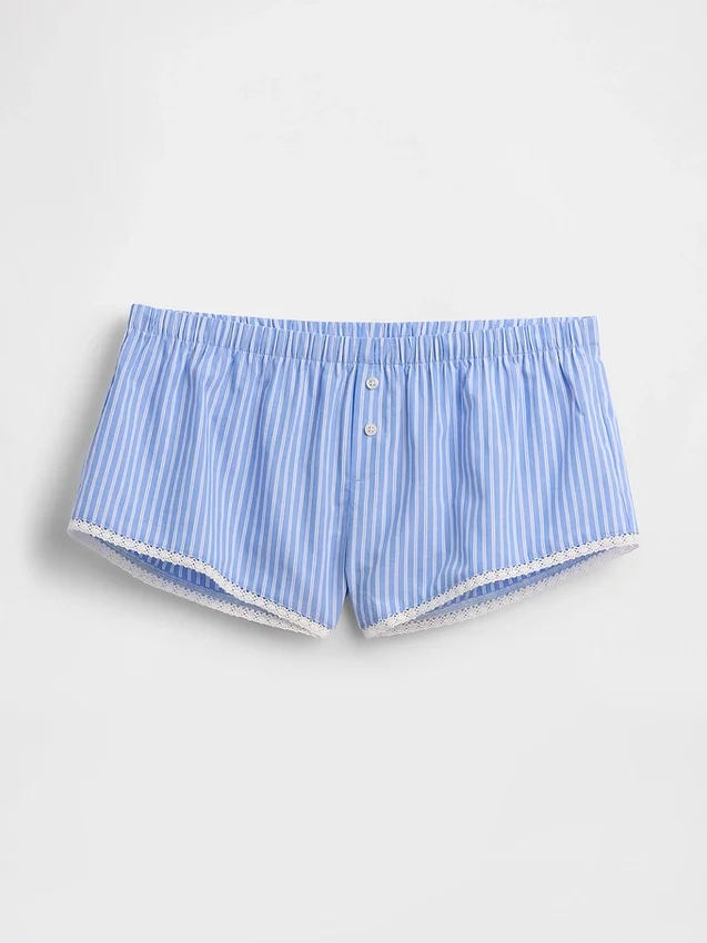 Popeline bloomer-korte broek