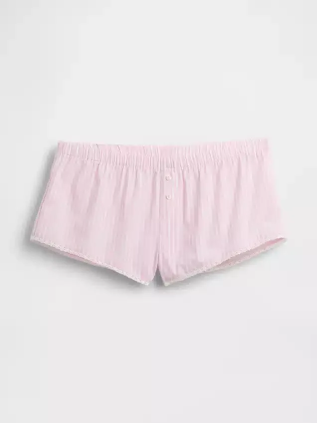 Popeline bloomer-korte broek