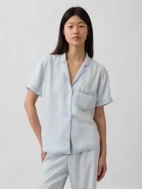 Popeline pyjamashemd