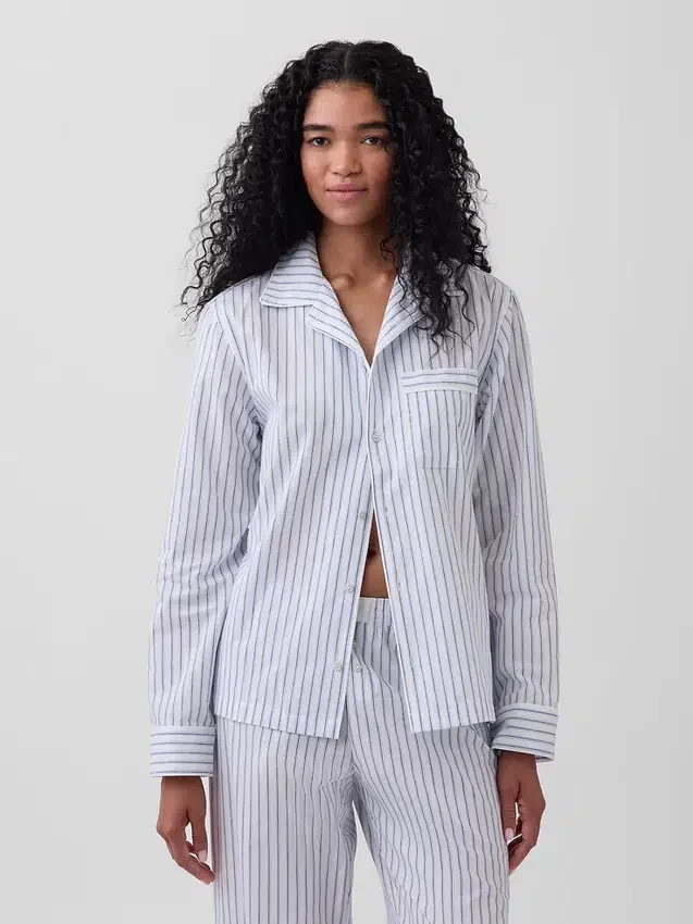 Popeline pyjamashemd