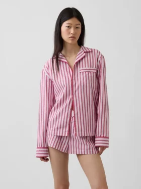 Popeline pyjamashemd