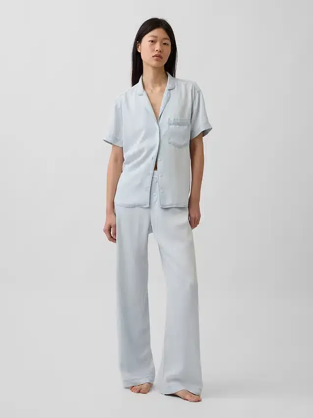 Popeline pyjamashemd