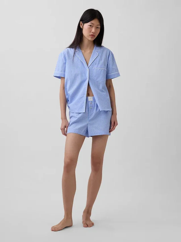 Popeline pyjamashemd