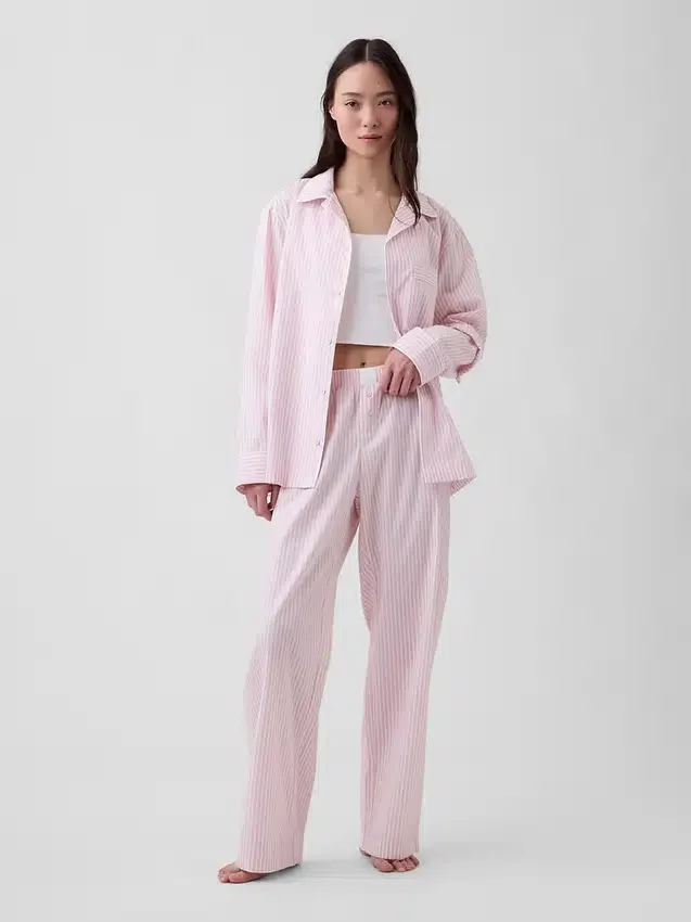 Popeline pyjamashemd