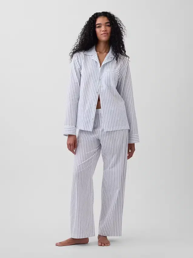 Popeline pyjamashemd