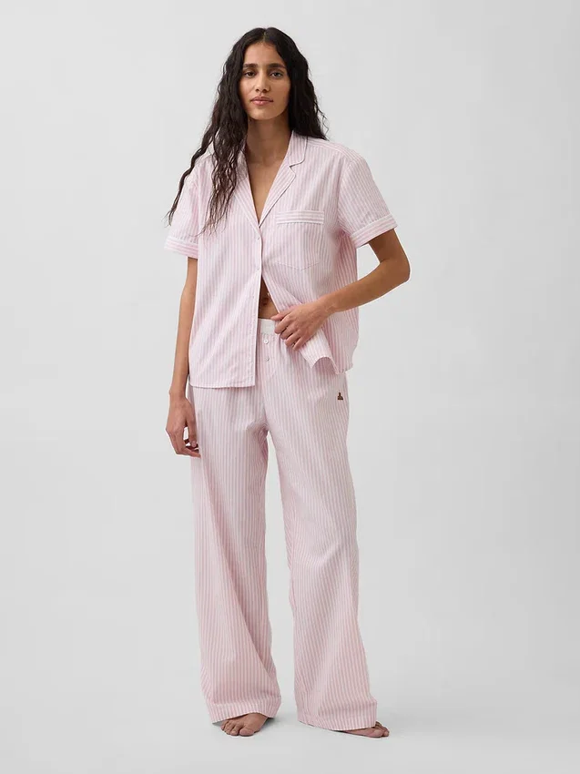 Popeline pyjamashemd
