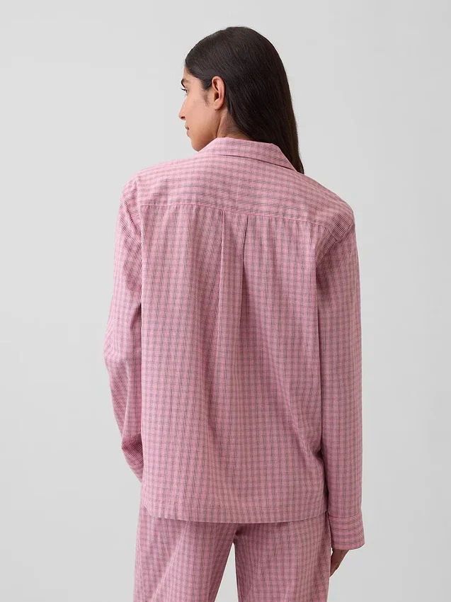 Popeline pyjamashemd