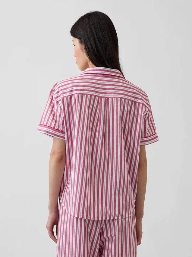 Popeline pyjamashemd