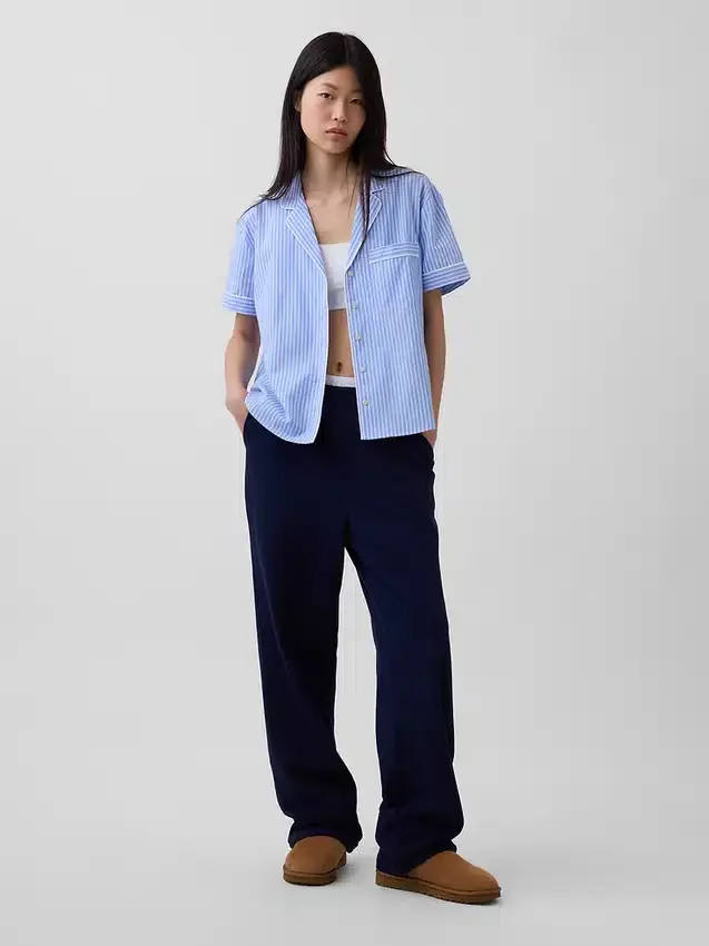 Popeline pyjamashemd