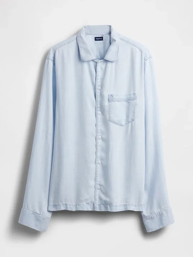 Popeline pyjamashemd
