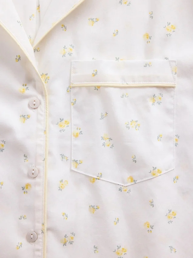 Popeline pyjamashemd