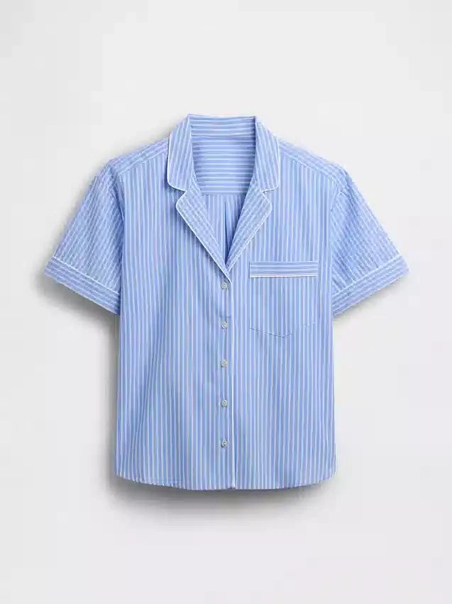 Popeline pyjamashemd