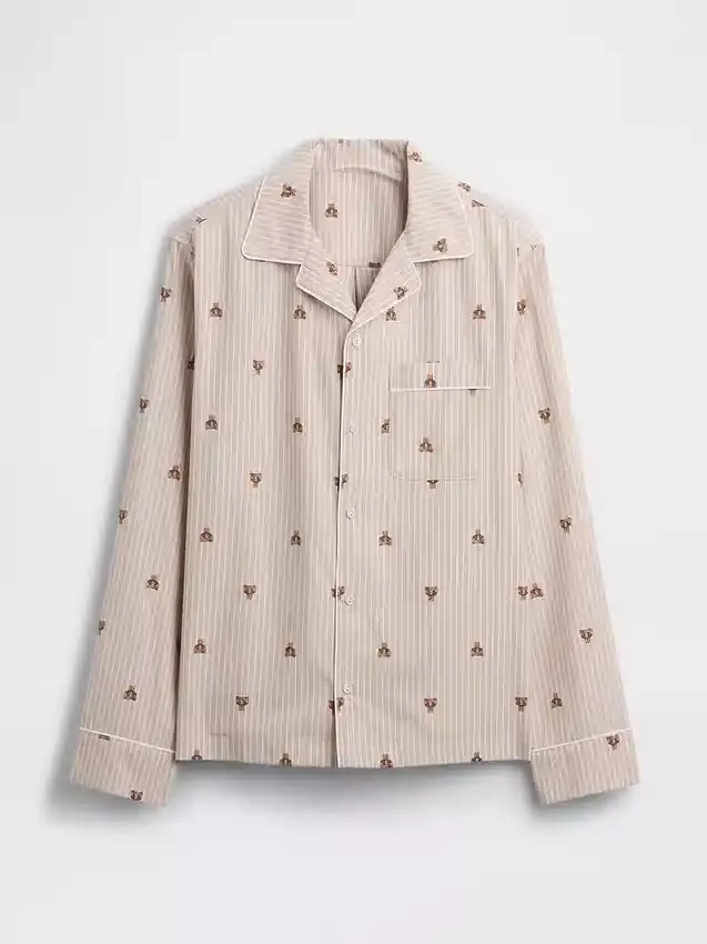 Popeline pyjamashemd