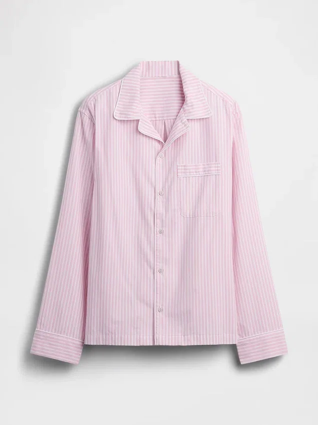 Popeline pyjamashemd