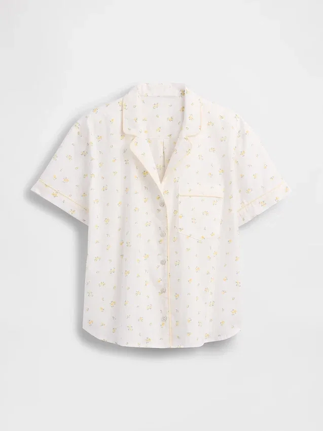 Popeline pyjamashemd