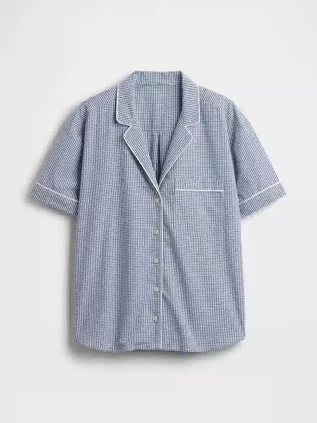 Popeline pyjamashemd