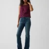 Popeline tanktop met plooitjes