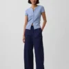 Poplin Easy Barrel-broek