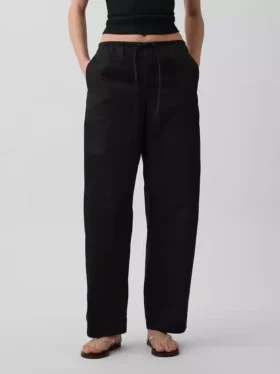 Poplin Easy Barrel-broek