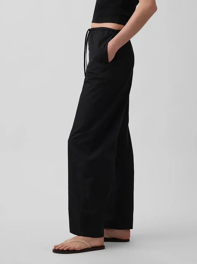 Poplin Easy Barrel-broek