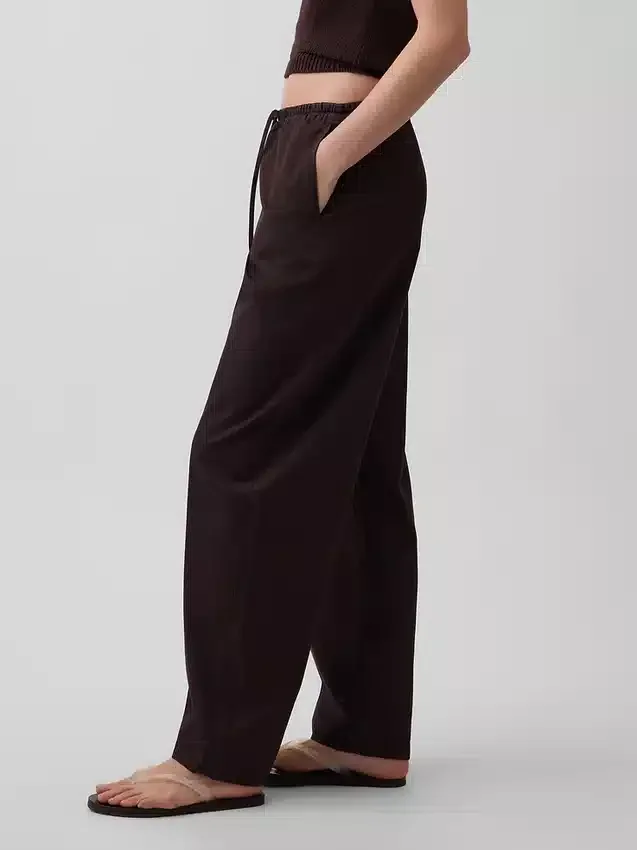Poplin Easy Barrel-broek