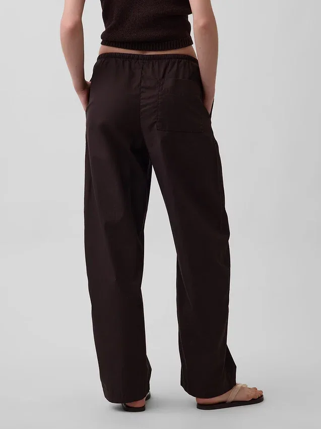 Poplin Easy Barrel-broek