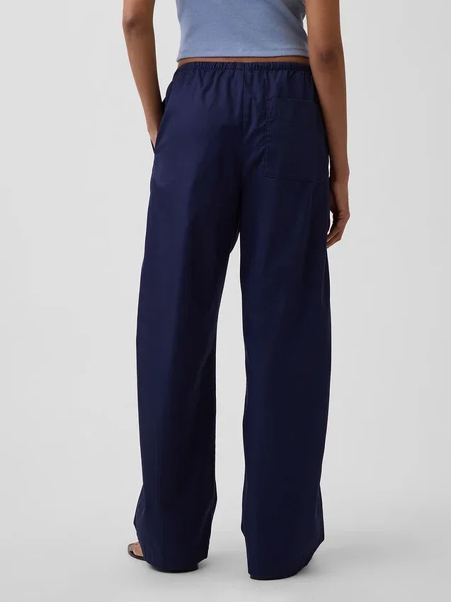 Poplin Easy Barrel-broek