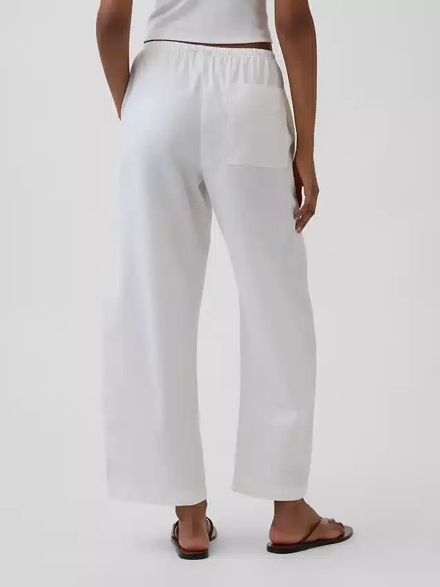 Poplin Easy Barrel-broek