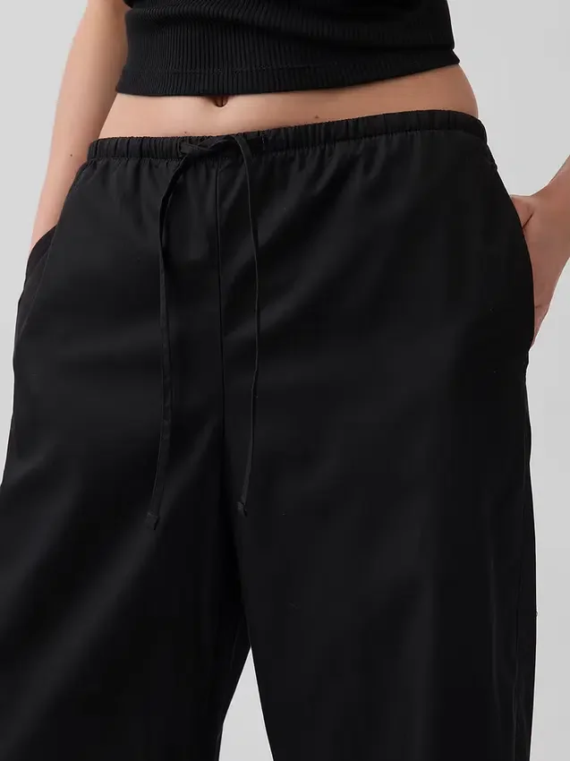 Poplin Easy Barrel-broek