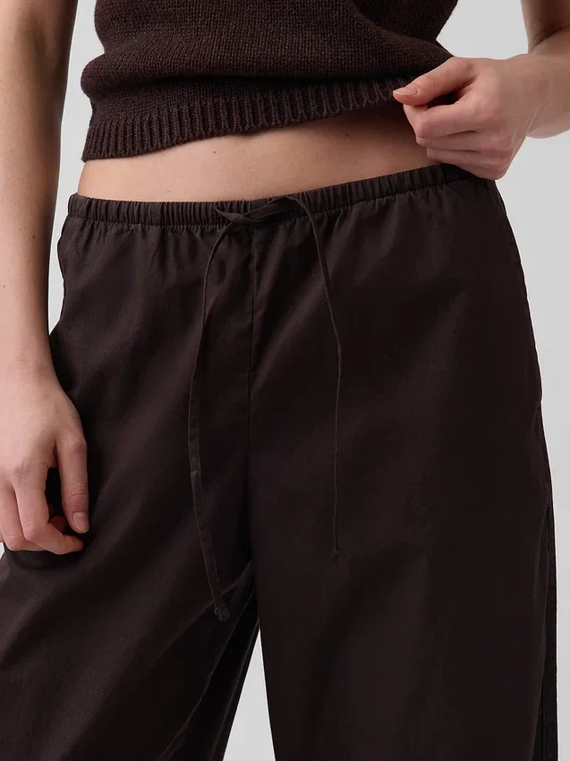 Poplin Easy Barrel-broek