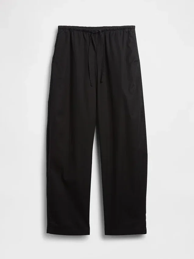 Poplin Easy Barrel-broek