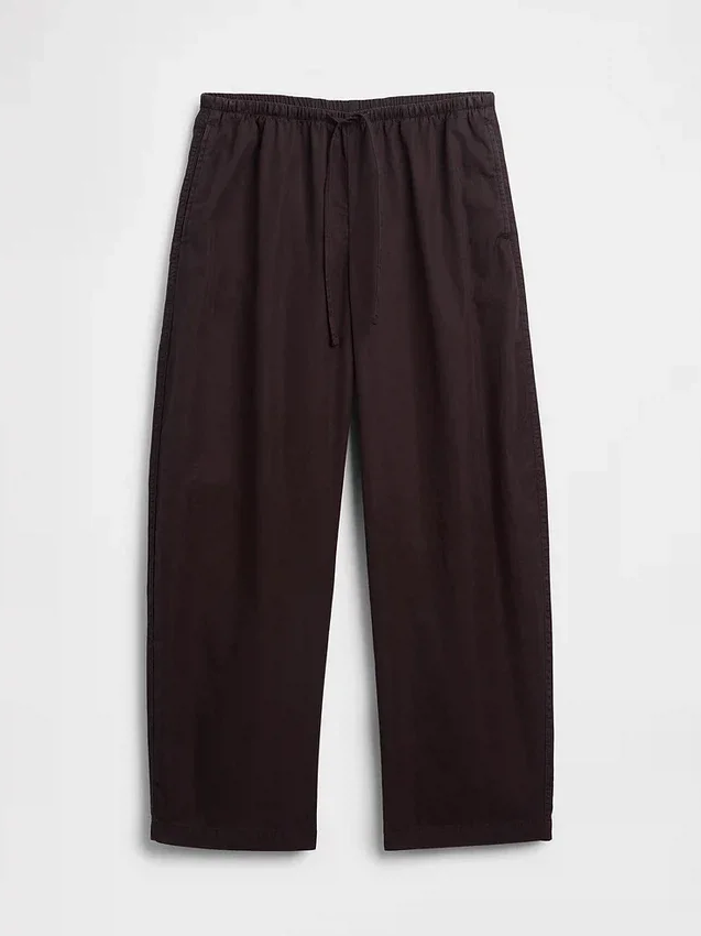 Poplin Easy Barrel-broek