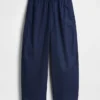 Poplin Easy Barrel-broek