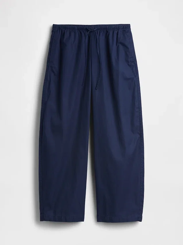Poplin Easy Barrel-broek